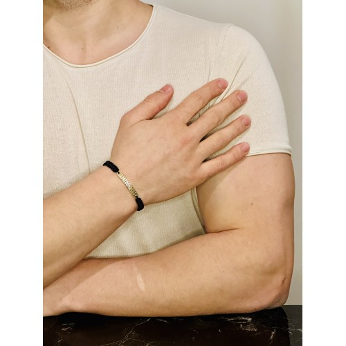 Gümüş Erkek Bileklik Altın Kaplama Özel Tasarım Bileklik, Sevgiliye,arkadaşa Hediye