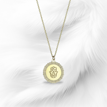 Altın Fatma Ana eli Kolye