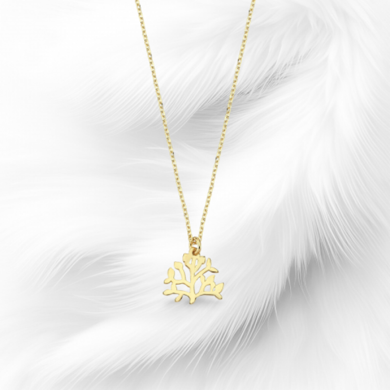 Altın Hayat Ağacı Kolye
