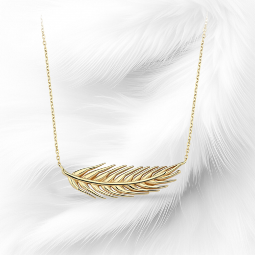 Altın Başak Tasarım Kolye